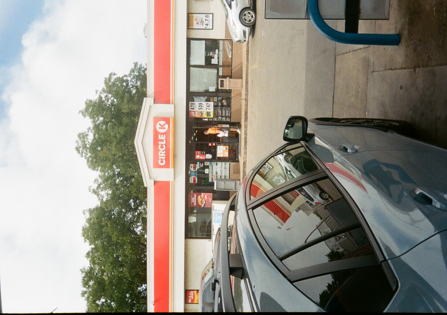 A gas station