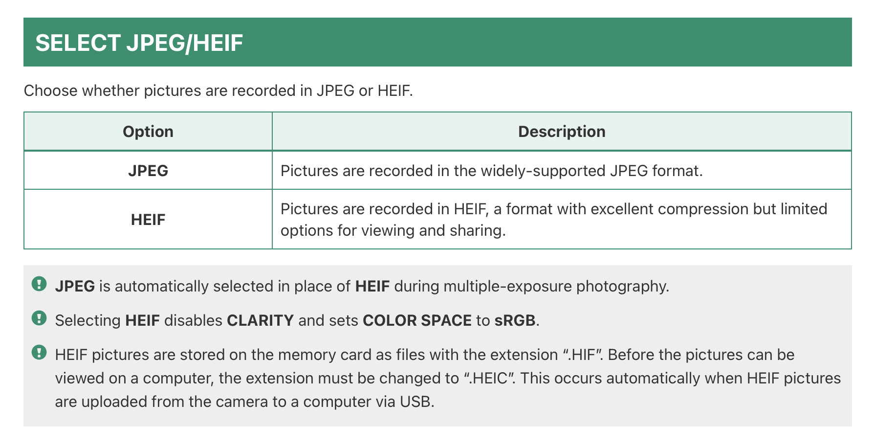 The Fuji X100VI user manual